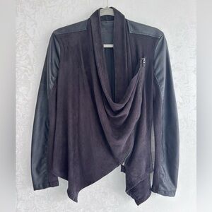 Blank NYC Faux Leather Jacket in Black S